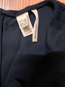 Navy Blue Pocket Mango Dress