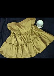 Tiered Ruffle Mini Skirt