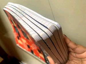 Set Of 6 Spiral Binded Books