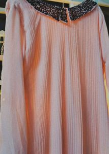 Peach Midi Dress
