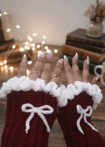 crochet hand warmers