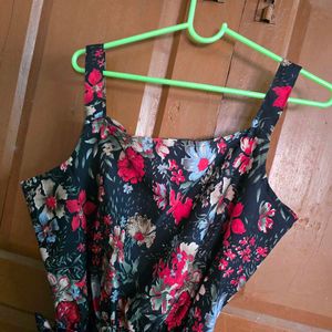 Floral Print Midi Sundress