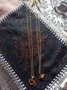 Necklace Set With Earrings And 2 Chains COMBO!