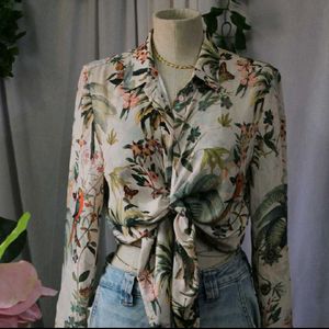 H&M Floral Print Blouse