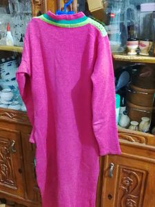 Colorful Striped Knit Kurti