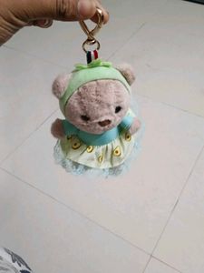 Avocado Bear Plush Keychain