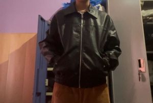 Faux Leather Jacket Size S