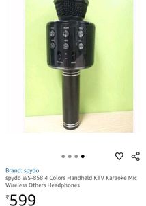 Handheld Wireless Microphone Hifi Speaker