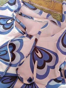 Heart Print Long Sleeve Top