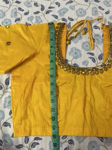 Yellow Embellished Blouse