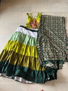 Navratri Lehenga With Blouse N Dupata