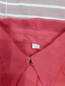 Chic Coral Blouse