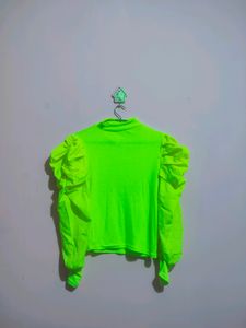 Neon Green Top For Women
