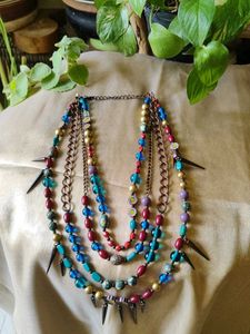 Navratri Boho Layered Necklace