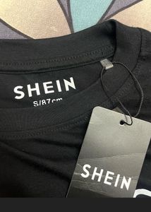 Shein Black bow top