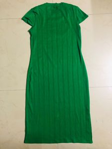 Womens Comfy One Piece Solid Green Stretchable