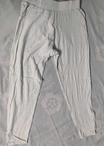 White Casual Legging
