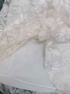 White Lace Mini Dress