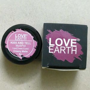 Love Earth Lips Cheek Eyelid Creamy Matte Tint