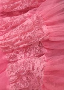 Elegant Pink Anarkali Dress