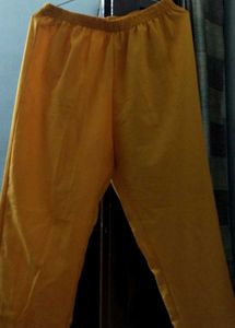 Yellow Printed Kurti Set