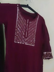 Good Condition Purple Kurta
