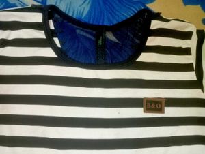 Striped Long Sleeve Top