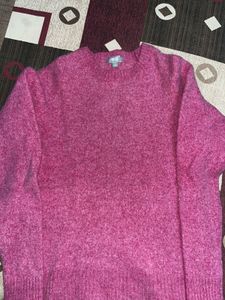UNIQLO Pink Knit Pullover