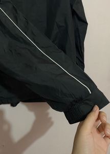 Black Windbreaker Jacket