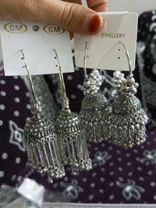 4 OXIDISE EARINGS