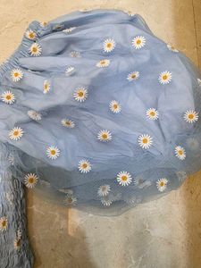 Daisy Puff Sleeve Top