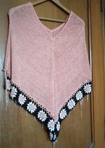 Summer Ponchu top (क्रोशिया से बना)