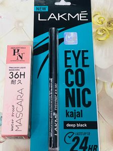 Lakme Kajl & Mskara Combo 💯 %new