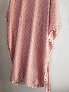 Pink Floral Kaftan
