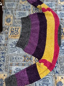 Striped Colorful Knit Sweater