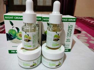 Organic Harvest Vitamin C Face Serum Night Cream 2