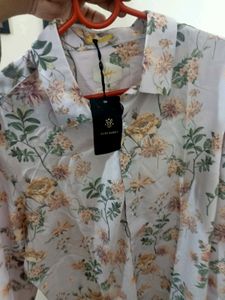 NEW RARE RABBIT Floral Print Shirt