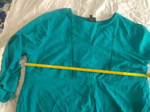 Plus Size Blue Top