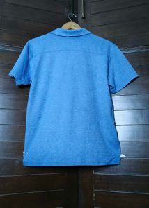 Lukken Men Blue Casual Polo T-shirt