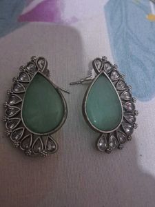 Teardrop Mint Green Earrings