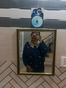 Peter pan collar with Cute Pom