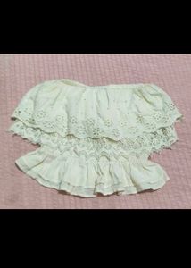 American eagle Lace Trim Crop Top