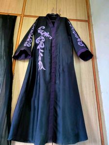 Elegant Black Abaya Set