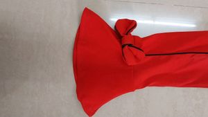 ❤️Bow Bell Sleeves Fancy Red Top