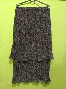 Layered Floral Skirt