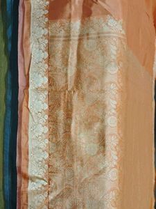 Orange 🧡 🧡 Pure Silk Saree
