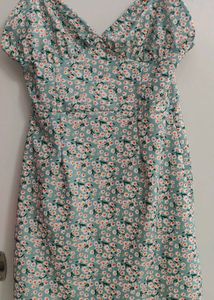 Aahwan Deep Neck Floral Dress