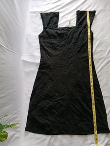 Vintage Lace Black Dress
