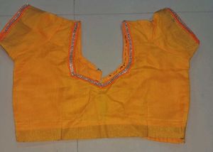 Ethnic mustard saree