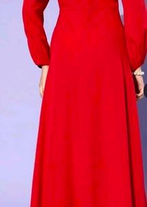 Elegant Red Maxi Dress